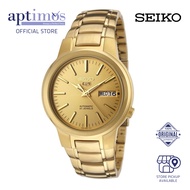 [Aptimos] Seiko 5 SNKA10K1 Gold Dial Men Automatic Watch