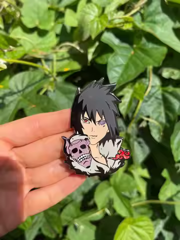 Sask Anime enamel pin
