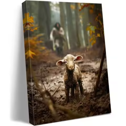 Ladies' Christian Gift Jesus diamond painting Home Decor Prayer Room embroidery Jesus Running Lost L