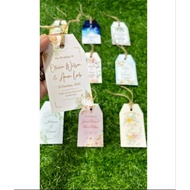 Customized Hand Tag & Sticker Label Gift Tag Souvenir Tag Thank you Tag FREE STRING