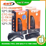 1PC CST bicycle tires 12 * 1.5 12 * 1.75 Balance bike folding outer tube C-TR1N/ CTC-06/ CTC-02H/ CTC-15 bike tyres 12 inch racing stroller inner and outer tube set parts