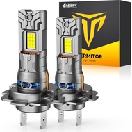 FAHREN H7/H7LL Mentol Lampu, [Generasi Ke-5 & Paling Terang] 75000LM 12X Lebih Terang, Saiz Mini 1:1
