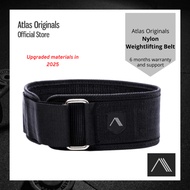 Atlas Originals Nylon Weightlifting Belt (4-Inches Width) [Training, Gym, Weightlifting Belt]