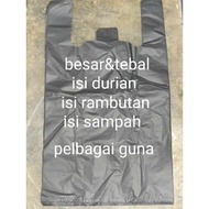plastik beg bertangkai 24x28 hitam.