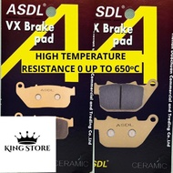 Harley XL 1200 X Sportster 48 Forty Brake Pads EIGHT 10-13 Ceramics