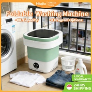 [SG] Foldable Washing Machine 12L Capacity Washing and Draining 2 in1 for Underwear Socks Children’s
