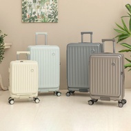 贈旅行11件組【諾貝兔】腳踩煞車 26吋 Cloudy Walk前開式行李箱