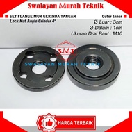 ^Flange 4" Angle Grinder Nut Set Inner Lock Nut Angle Grinder Hand Tool