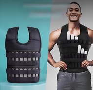 Running Weight Vest Steel Plate Leg Straps Men Training Sandbag Invisible Sand Vest Men Lead Block F