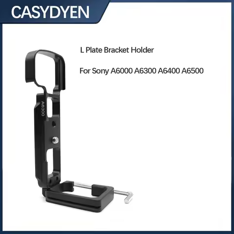 Quick Release Vlog L Plate Bracket Holder Hand Grip For Sony A6000 A6300 A6400 A6500 Digital Cameras