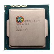 ใช้ Xeon V3 E3-1230 E3 E3 1230 V3 1230v3 3.3 GHz Quad-Core เครื่องประมวลผลซีพียูแปด-Thread 8M 80W LGA 1150
