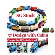 [SG] Wooden Model Train Toys for kids/ Trains Magnetic Wooden Train Toys Kids Birthday Gift Party Christmas