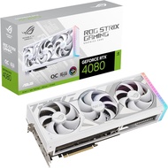 BRAND NEW: ASUS ROG Strix GeForce RTX 4080 OC Edition Gaming Graphics Card White (PCIe 4.0, 16GB GDDR6X, HDMI 2.1a, DisplayPort 1.4a, DLSS3 Support, Supports 4K)