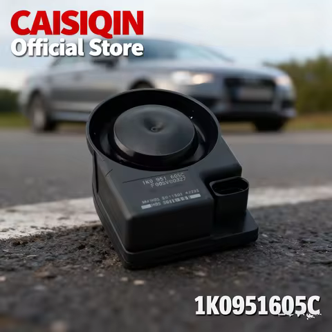 1K0951605C 1K8951605B Car Alarm Horn Antitheft Security Siren Speaker For VW Passat B7 Golf Tiguan S