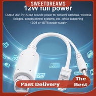 48V To 12V POE Spliter Waterproof POE Cable IEEE802.3af/at Compliant Ethernet Adapter Cable for IP C