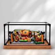 Acrylic Display Alloy Anti-dust Cover Transparent Hand-Made Cafe Suitable for lego21319 Laoyouji Leg