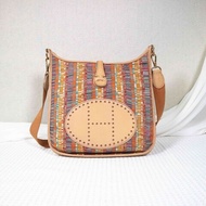 HERMES  EVELYNE 29 絕版羊切皮工藝 肩背包