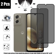 1-2 Pcs Moto G06 Privacy Tempered Glass Anti-Spy Screen Protector For Motorola G56 G75 G35 G15 4G 5G