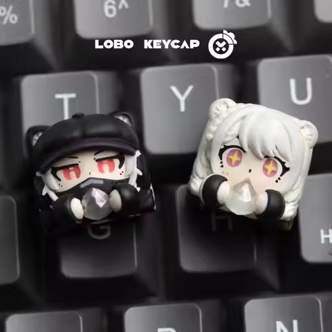 Delta Force Luna Hacker Claw Game Merchandise Personality Custom Creative Keycap Mechanical Keyboard