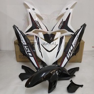 VELOZI RACING COVER SET RC WHITE BLACK FOR YAMAHA Y15ZR V1 / V2