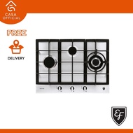 EF 68CM 3 Burners Stainless Steel GAS HOB - EFH 3761 TN VSB