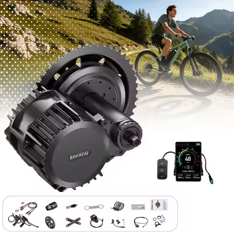 CN BAFANG Motor 48V 750W BBS02B M615 M325 M215 Mid Drive Electric Bike Conversion Kit 1000W 250W 500