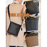 Classic Logo Canvas GOTHAM Slim-fit Messenger Bag coach Men's Bag Messenger Bag All-match Classic Pr