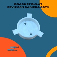 ezviz c6n camera cctv wall mount bracket holder - bracket bulat abu-abu
