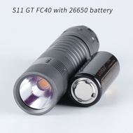Convoy S11 GT FC40ไฟฉาย26650การแสดงผลสีระดับสูงแสงไฟสว่างจ้าพร้อมแบตเตอรี่26650