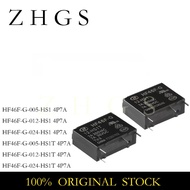 1-5PCS HF46F-G-005-HS1 HF46F-G-024-HS1 DIP HF46F-G 5-HS1 12-HS1 24-HS1 5-HS1T 12-HS1T 24-HS1T 4PIN 7