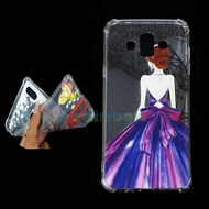 Rainbow Anti Crack Case Custom Samsung Galaxy J7 Duo Ladies Purple / Case Anti Crack Animasi Samsung