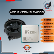 AMD Ryzen 5 2400G Processor with FREE WRAITH STEATH AMD CPU COOLER | Tray Type | APU Radeon RX Vega 
