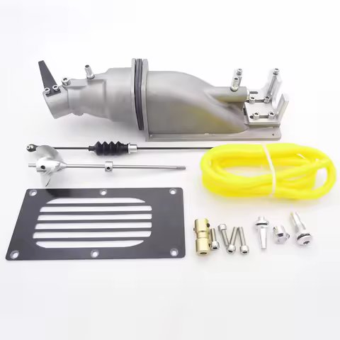 Water Thruster Jet Pump Metal Sprayer 35mm CNC Propeller 18mm Sprayer for 60-70mm RC Jet Drive Boat 