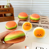 Hamburger Squishy Toys Soft Fake Food Cute Decompression Kids Toys Funny Friend Gift