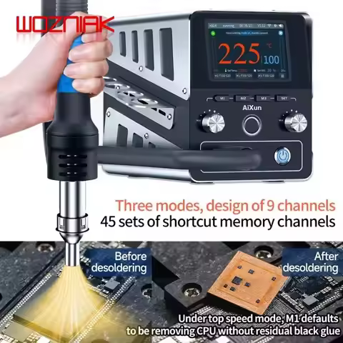 Aixun H314 1400W Intelligent Hot Air Gun Soldering Station Digital High Power BGA Rework Heating for