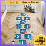 Happy Planet Hopscotch floor stickers Jumping Lattice Mat Montessori toys early learning Activity fo