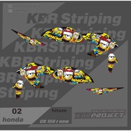 Motorcycle Sticker cb 150 r Sticker Striping List Honda cb150r New 02 Racing cb 150 Graphics cb150r