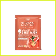 ✻ ♻ ☈ Fresh Skinlab Tomato Glass Skin 10x Vitamin C Serum Sheet Mask (Set of 5)