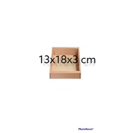 Wooden tray dowry box 13x18x3