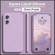 Soft Case Oppo A36 / A76 4G / A96 4G Liquid Silikon Candy Macaron