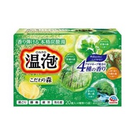 地球製藥 - 【20錠入】溫泡 奢華碳酸入浴錠 - 4種森林氣色 平行進口
