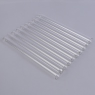 wangzhansi 10pcs/lot Transparent Pyrex Glass Blowing Tubes Long Thick Wall Test Tube