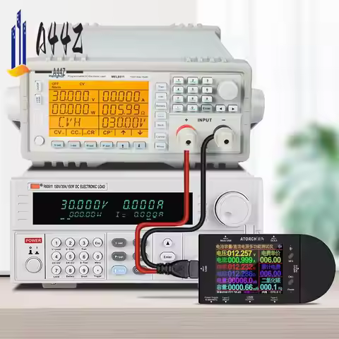 A44Z-ATORCH UD24 USB Tester Type-C 2.4Inch Digital Voltmeter Ammeter Power Bank Voltage Volt PD Trig