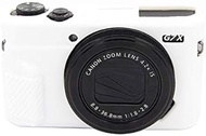 JINAU PULUZ Soft Silicone Protective Case for For Canon EOS G7 X Mark II (Color : White)