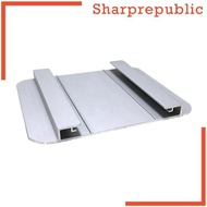 [Sharprepublic] Fireplace Microwave Plate Replacement Parts Stable Accessory Metal Stand Fan Plate for Fireplace Fans