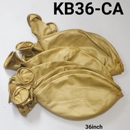 KB36-CA Latex balloon 36 inch 90 cm jumbo large chrome chrome gold unit (Round Chrome Latex Balloon)