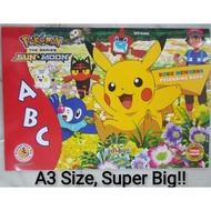 Pokemon ABC Writing Workbooks Suku Kata Reading Books Activity Books Early Learning Kindergarten Boo