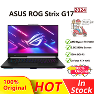 2024 ASUS ROG Strix G17 Gaming Laptop/ROG Moba 7 Plus Computer Notebook/AMD R9-7945HX  RTX4060 16GB 1TB Notebook/17.3" 2.5K 240Hz Screen/100% DCI-P3/ASUS ROG Gaming Laptop