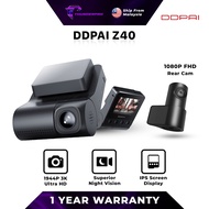 DDPAI Z40 / Z50 1944P 3K / 2160P 4K UHD Dash Cam GPS Front + Rear Cam