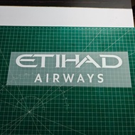 White Etihad Badge Patch Print Hk